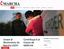 Tablet Screenshot of marchaumc.org